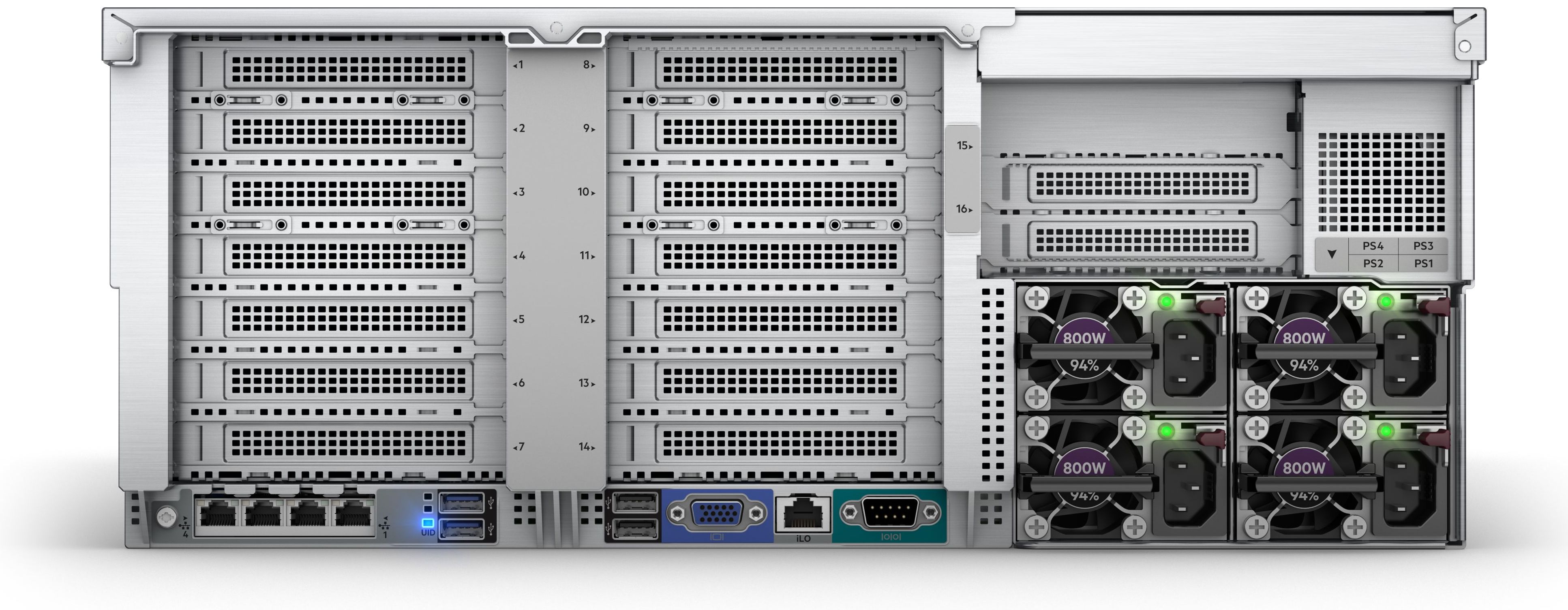 DL580Gen10 Rear DL580Gen10 Rear