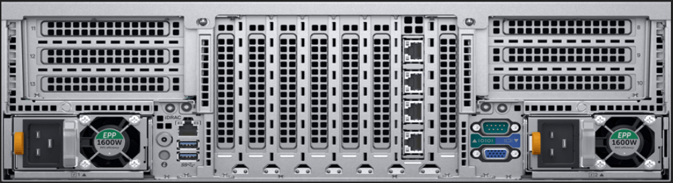 Dell R940 Rear Dell R940 Rear
