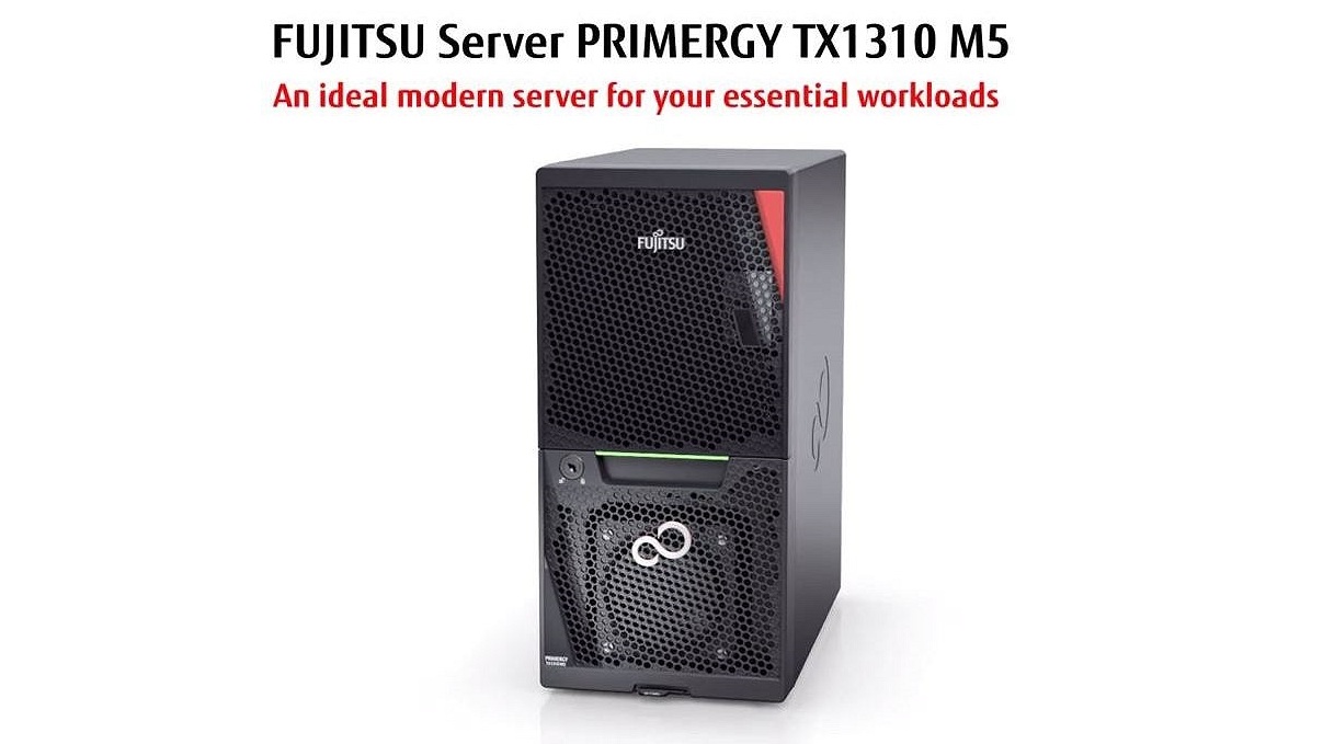 FUJITSU PRIMERGY TX1310 M5 セレクト(Xeon E-2324G 8GB BC-SATA2TB*2